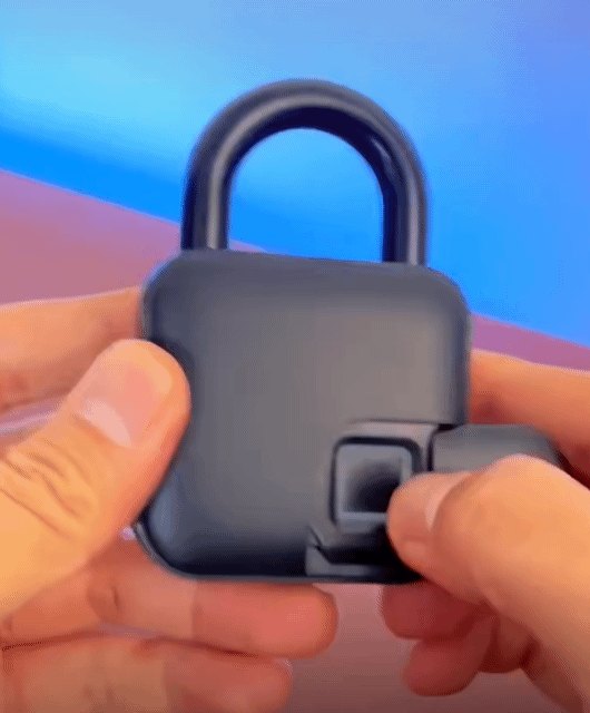 Fingerprint Bluetooth Waterproof Smart Padlock Tuya No Key Required Exclusive Private Lock