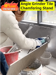 Tile 45° Chamfer Cutting 100 Type Angle Grinder Stand Metal Ceramic Tile Chamfering Frame Portable Chamferer Tools