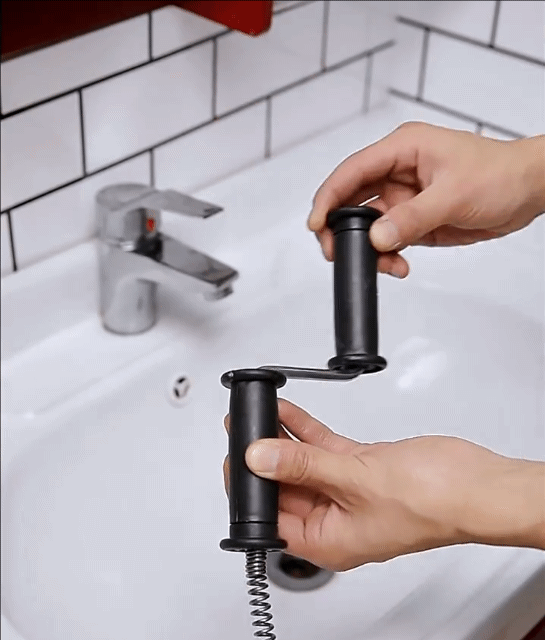 1.5/2/4.6/10 Meters Pipe Unclogger Olive Shaped Head Pipe Unclog Spring Sewer Sink Basin Pipeline Clogged Remover Cleaning Tool