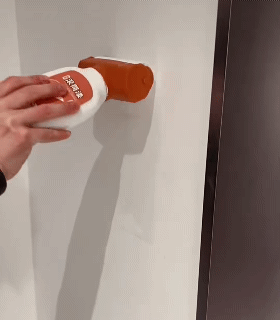 500g Wall Repair Rolling Paint White Mold and Mildew Stain Terminator