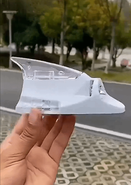Shark Fin Shaped Auto Wind Power Light LED Wind Power Flashers Waterproof Wind Power Decorative Lamp for Car