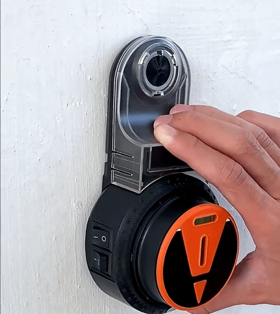 2 in 1 360° Laser Level Electric Drilling Dust Collector Vacuum Sucker Wall Dust Collector Small Cleaning Tools