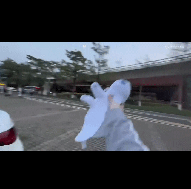 Anime Dragon Tamer Toothless Baby Wings Moving Roof Doll Cute Cartoon Car Exterior Sunroof Pendant Doll Toys