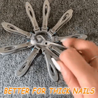 Nail Clippers For Thick Nails Trimmer Manicure Toenail Stainless-Steel Professional Finger for Thick Opening Oversized Manicure