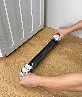 2Pcs Extendable Heavy Duty Appliance Rollers Refrigerator Washing Machine Universal Movable Base Pulley Bracket Raise Furniture Casters