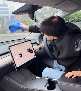 Microfiber Car Window Defogging Cleaner Dehumidification