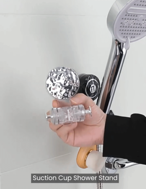 Universal Shower Support Suction Cup No-Punch Shower Head Support Adjustable Shower Head Support Home Bathroom Accessories