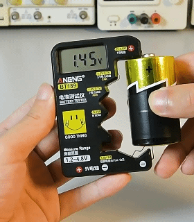 BT189 Digital Battery Capacity Tester LCD Display AA/AAA/9V/1.5V Button Cell Battery Capacity Check Detector Capacitance Diagnostic Tool
