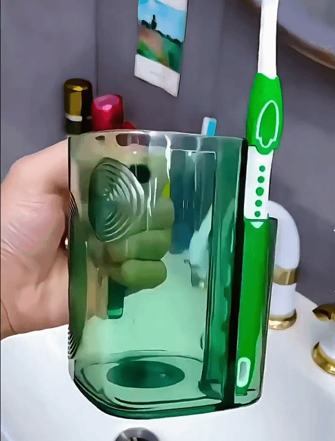 Light Luxury Transparent Mouthwash Cup Household Couple Toothbrush Cup Simple Student Wash Cup Toothbrush Cup