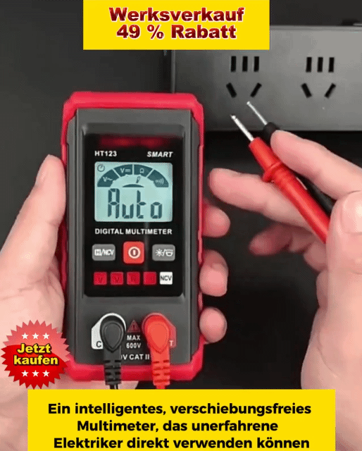 Fully Automatic Anti-Burn Intelligent Digital Multimeter
