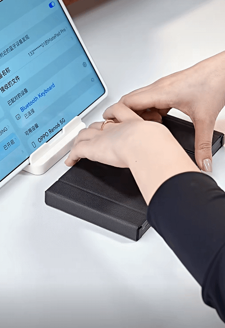 2024 Mini Foldable Wireless 3 Bluetooth Keyboard Rechargeable Folding Portable Keyboards for PC Mac Smartphone Windows iOS Android