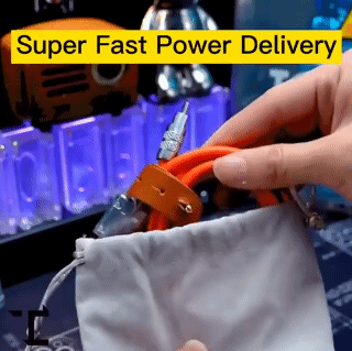 2 Meters 120W Fast Charge Cables Anti-Break Thick Zinc Alloy Data Cable for iPhone Micro USB Type C Charging Cable Automatic Charge and Stop