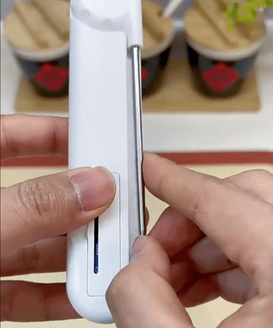 Foldable Food Probe & Hygrometer For Precise Cooking BBQ Grill Smoker Oil Fry Candy Instant Read Tools