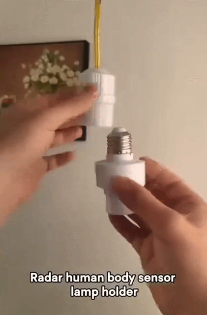 Human Radar Sensor E27 Lampholder