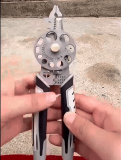 New 10 In 1 Crimper Cable Cutter Adjustable Automatic Wire Stripper Multifunctional Stripping Crimping Pliers Terminal Hand Tool