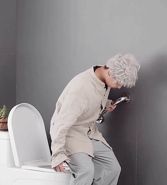 Stainless Steel Safety Helping Handle Bars Bathtubs & Home Accessible Safety Rails Elderly & Disabled Non-Slip Handles Bathroom Tools