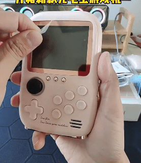 2-in-1 Mini Singles Game Console Power Bank with built-in 2 cable 6000mAh mobile power 3.2-inch color screen 10000+games