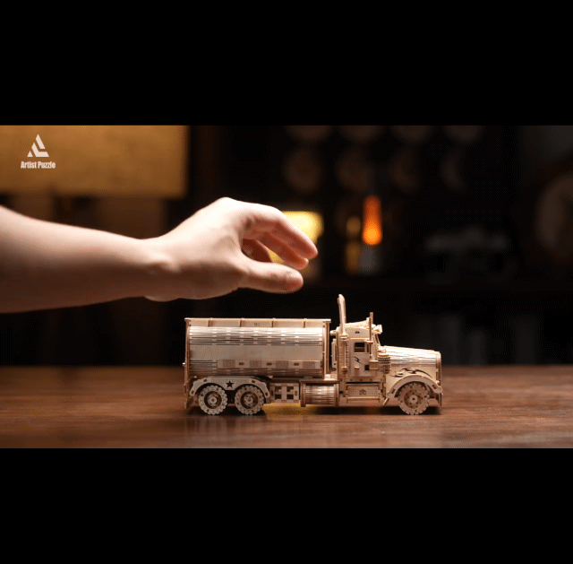 Exquisite 3D Wooden Puzzle DIY Car High Complexity Education Toys Model Kit Tabletop Decoration Birthday Gifts For Teens Adult