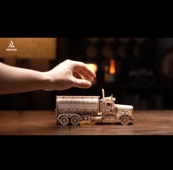 Exquisite 3D Wooden Puzzle DIY Car High Complexity Education Toys Model Kit Tabletop Decoration Birthday Gifts For Teens Adult