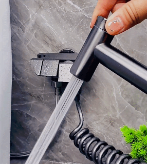 Piano Key Toilet Mate Spray Gun Set All Brass Pressurized Balcony Bathroom Universal Washing Machine Spray Gun Mate