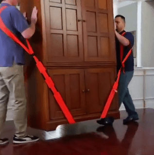 2Pcs Lifting And Moving Strap Moving Strap Heavy Duty Lifting Strap Lifting Rope Moving Belt Lift Move And Carry Furniture