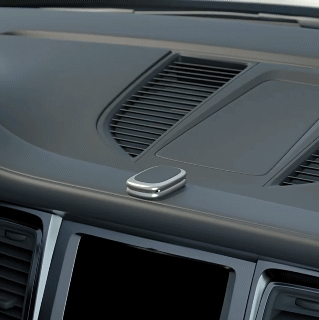 New Alloy Foldable Rotatable Magnetic Car Phone Holder Strong Magnet 360 Rotation Universal Dashboard Mount for Smartphones Tablets