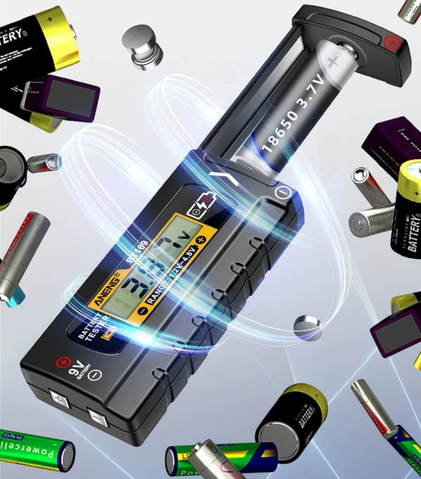 New Digital Display Battery Capacity Tester Checker Measure 1.2-4.8v battery/A/AA/AAA/9V/button cell/lithium battery ect