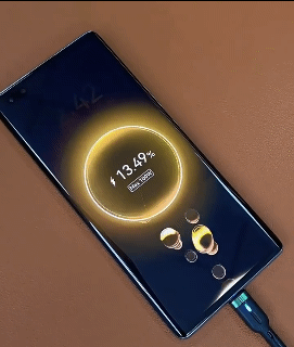 Smart Power Off Cable Auto Cut-off Fast Charging Nylon Cable Auto Power-off Protection Cord With LED