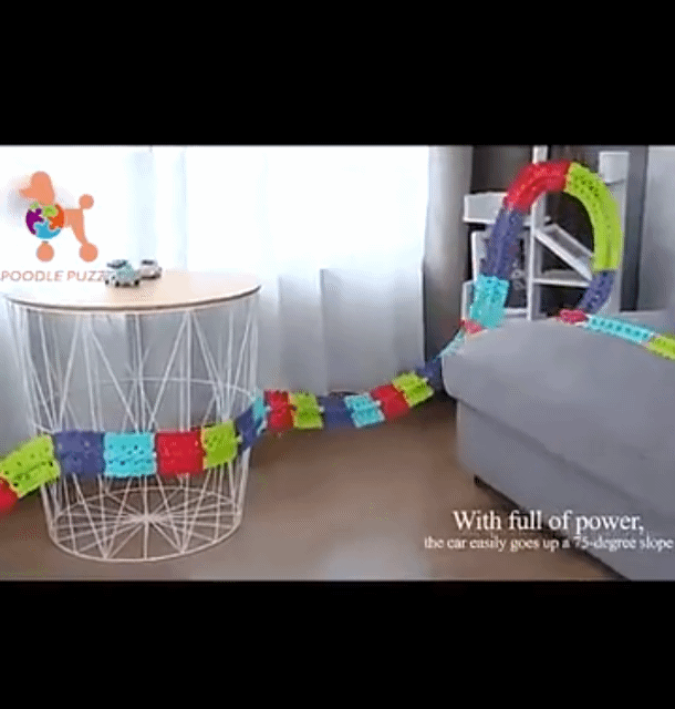 Newest Flexible Zero Gravity Changeable Track Car Race Car Flexible Assembled Track Birthday Gift for Kids Boys Girls