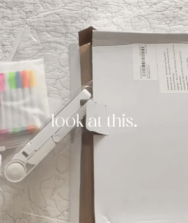 Illuminated Drawing Board with Colors Note Board Illuminated Letter Message Board Clear Glass  With Erasable 7 Colored Pens