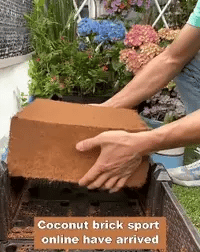 650g Coir Pellet Soil Coconut Fiber Coir Pellet Nutrient Soil Lightweight Plant Compressed Base coconut brick Flowers Vegetables