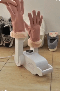 Electric Intelligent Multi Level Timing Warm Wind Speed Dry Shoe Dryer, Foldable Rack For Work Boots, Shoes, Gloves, Helmets, Ski Boots, And Sneakers EU/US/UK Plug