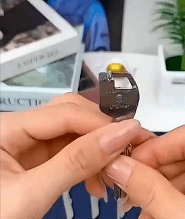 Stainless Steel Courier Unpacking Knife Keychain Bottle Opener Multifunction Tool Compact Multifunction Keychain Daily Emergency Gadgets