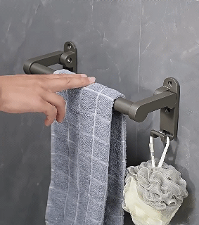 30cm Folding Punch-Free Armrest Bathroom Toilet Elderly Safety Toilet Handrail Railing Pregnant Women Toilet Non-Slip Handle Storage Rack