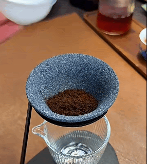 Ore Nonporous Coffee Tea Water Filter Funnel and Holder for Liquid Filtration Ore Funnel