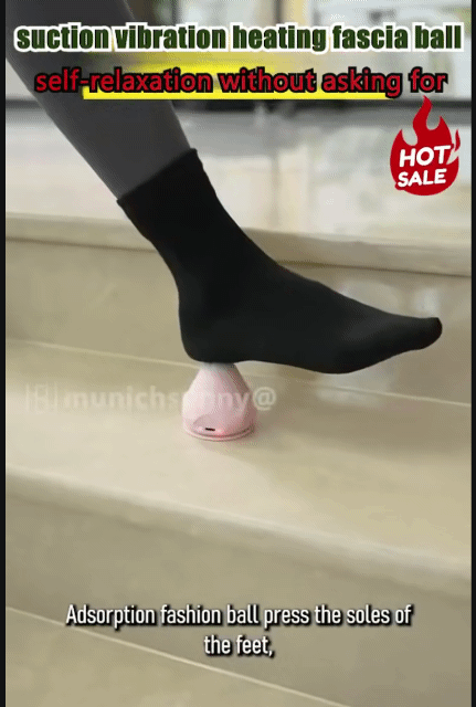 Fixed-point Pain Massager USB Rechargeable Vibrating Massage Ball Fitness Muscle Waist Back Relaxation Massager For Pain Relief