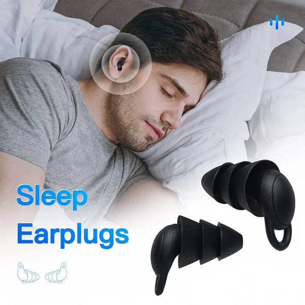 Sleep Mute Soft Noise Canceling Earplugs Noise-Isolating Earplugs