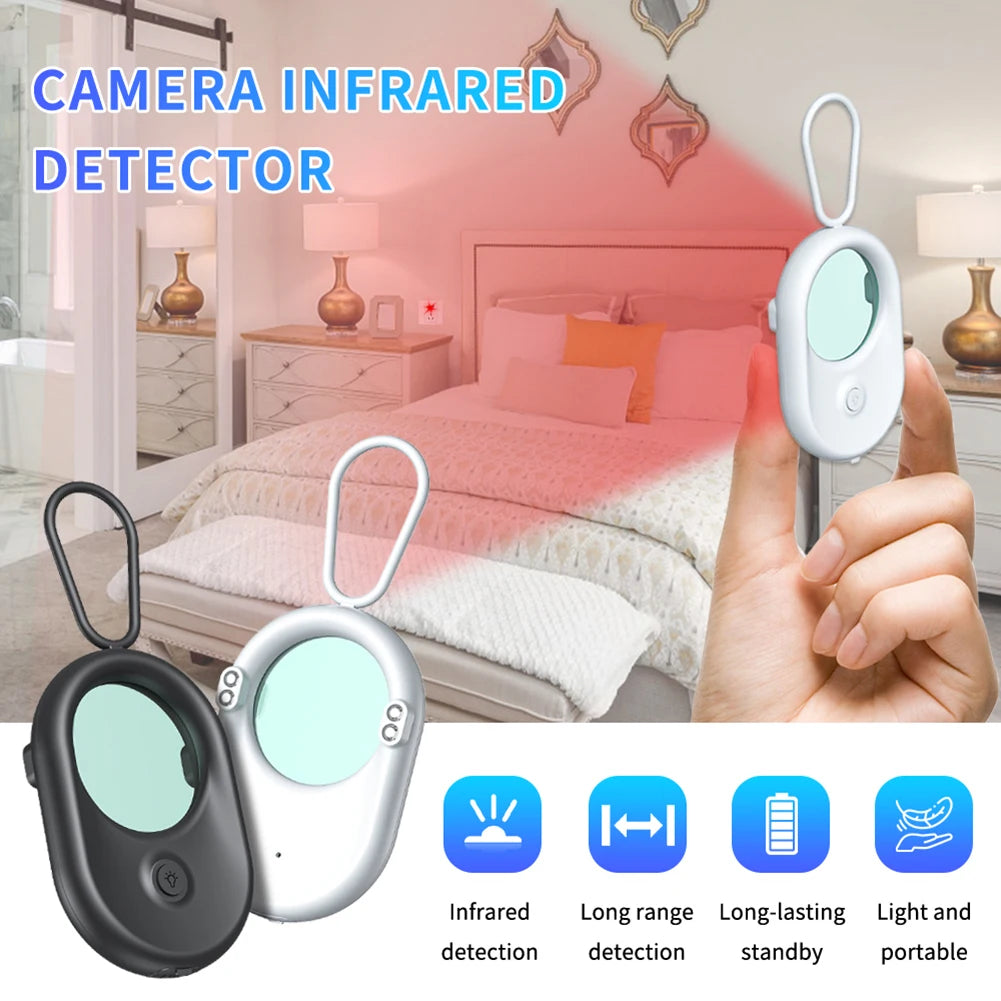 Portable T02 Mini Smart Infrared Detector Anti-Snooping Detector High Sensitivity Small Portable Mini Camera Detector