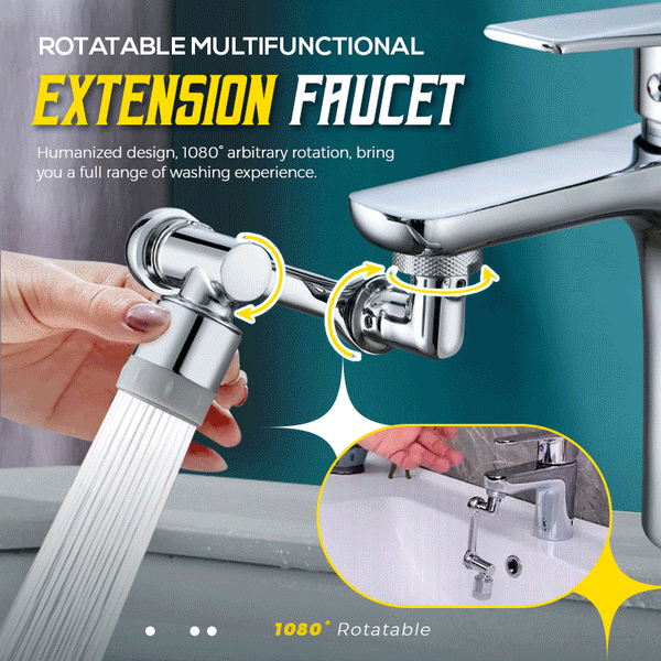 Universal 1080° Swivel Robotic Arm Swivel Extension Faucet Aerator
