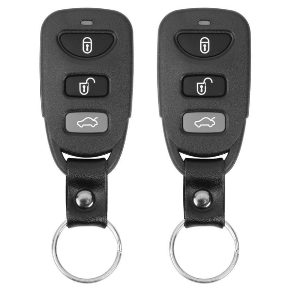 2PCS 4-in-1 433mhz Car Remote Key Control Duplicator Clone Remote Control Copy Controller Wireless RF Transmitter Switch 4 Button for Car Garage Gate Door Key with keychain