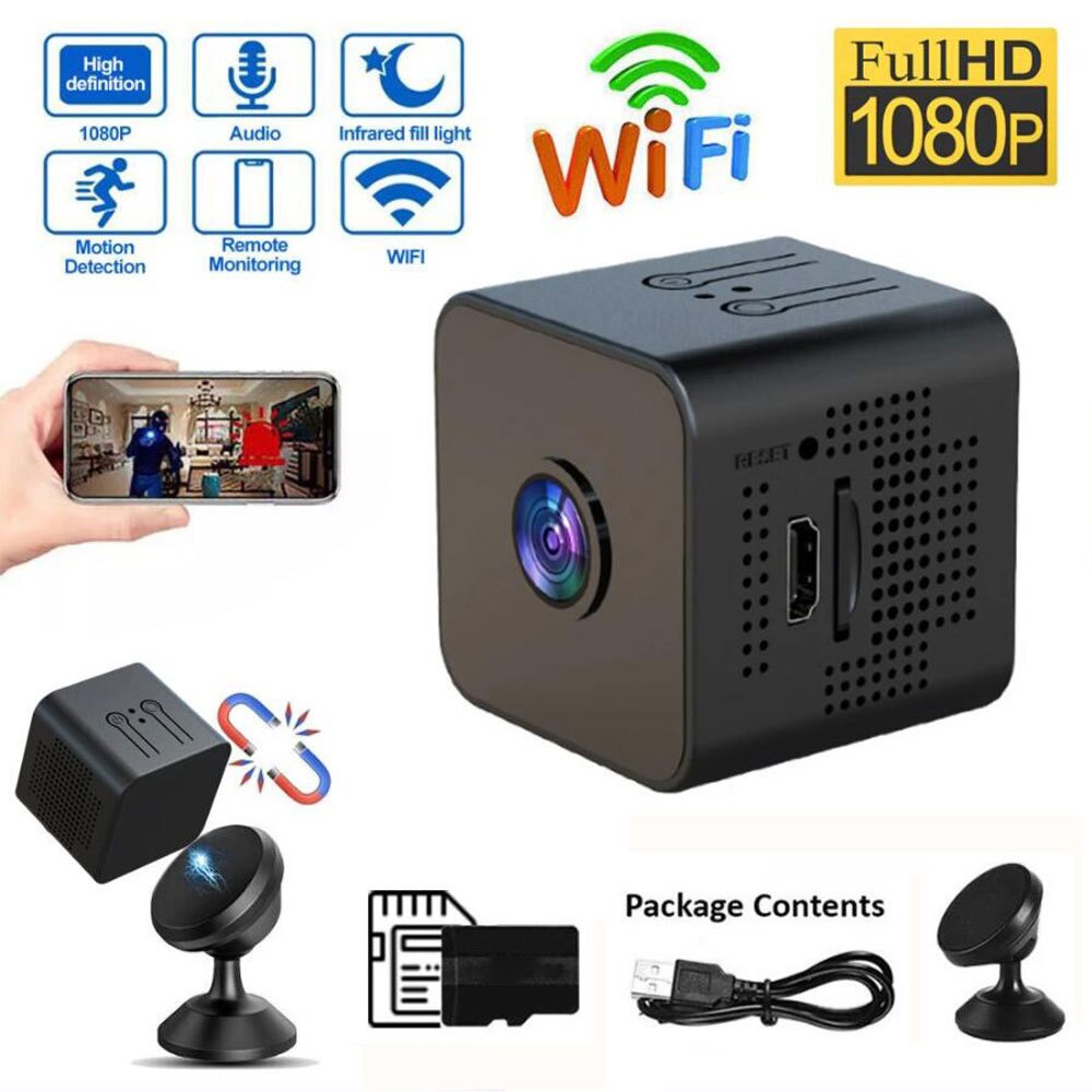 Mini  X1 Camera 1080P HD Wireless Home Security Wifi Camera Camcorder DVR Night Vision Motion Detection