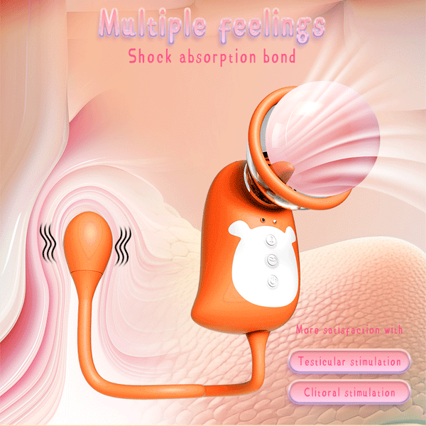 Innovative Penguin Design Swing Sucker Stimulator with Vibrating Egg for Clitoris Breast Pleasure