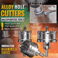 56 Sizes 15mm-100mm Full Size Alloy Hole Cutters TCT Alloy Drilling Tools,Metal pipes,Steel plates,Sstainless steel,Tungsten steel Drill Bits