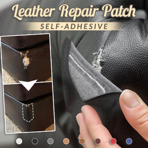 1Set 9Pcs Self-adhesive, No-Iron Leather Repair Patches Waterproof and Won’t Curl | Suitable for Sofas, Leather Jackets, Car Seats, and Bags