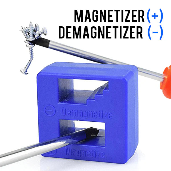 2 IN 1 Fast Magnetizing and Degaussing Tool Precision Magnetizing and Degausser Screwdriver Magnetizing and Degaussing Screw