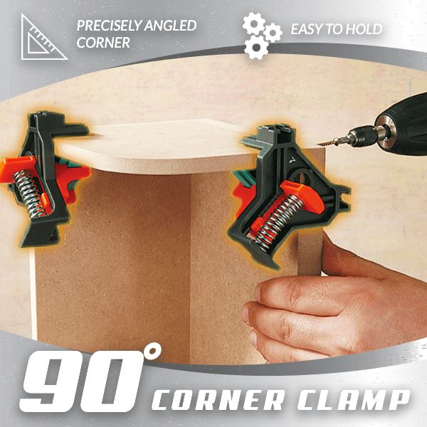 4Pcs 90 Degrees Corner Clamp Wood Angle Clamps Woodworking Frame Clamp Corner Holder Woodworking Hand Tool