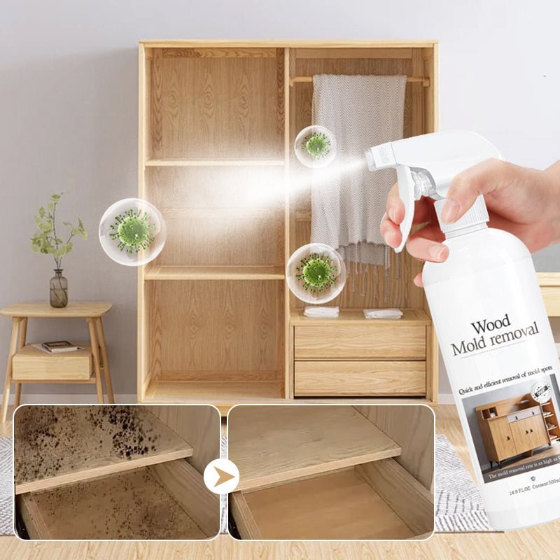 500ml Wood Mold Mildew Stain Remover All-purpose Mold Remover Wall Mold Removal Bathroom Kitchen Mildew Mold Remover