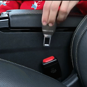 2Pcs Metal Seat Belt Extender