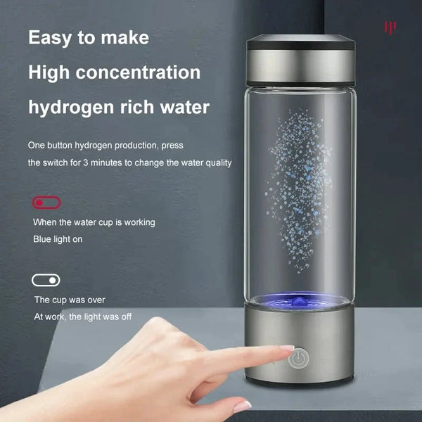 Hydrogen Water Maker Eco-Friendly Wellness Sipper Supercharged Hydration