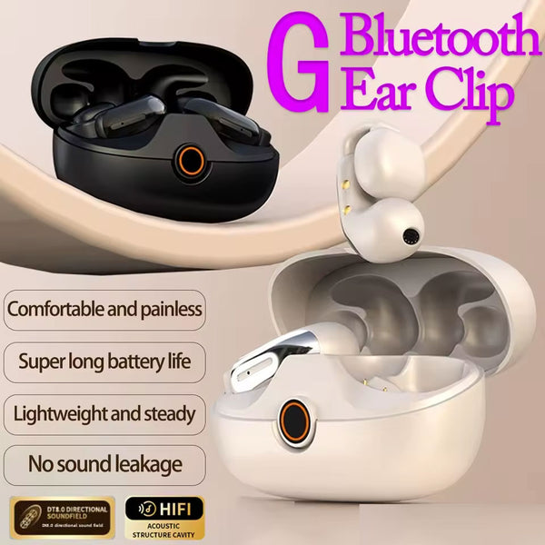 New G-type Open Ear Clip Wireless Earphones Noise Reduction HeadSet 5.4 Bluetooth Headphone HD Stereo Sport Call